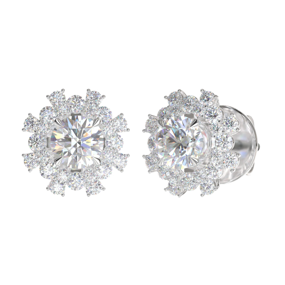 Diamond Earrings Mounting E10496