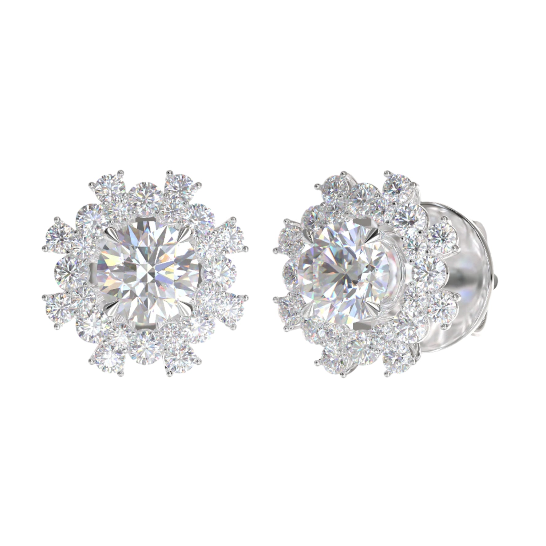 Diamond Earrings Mounting E10496
