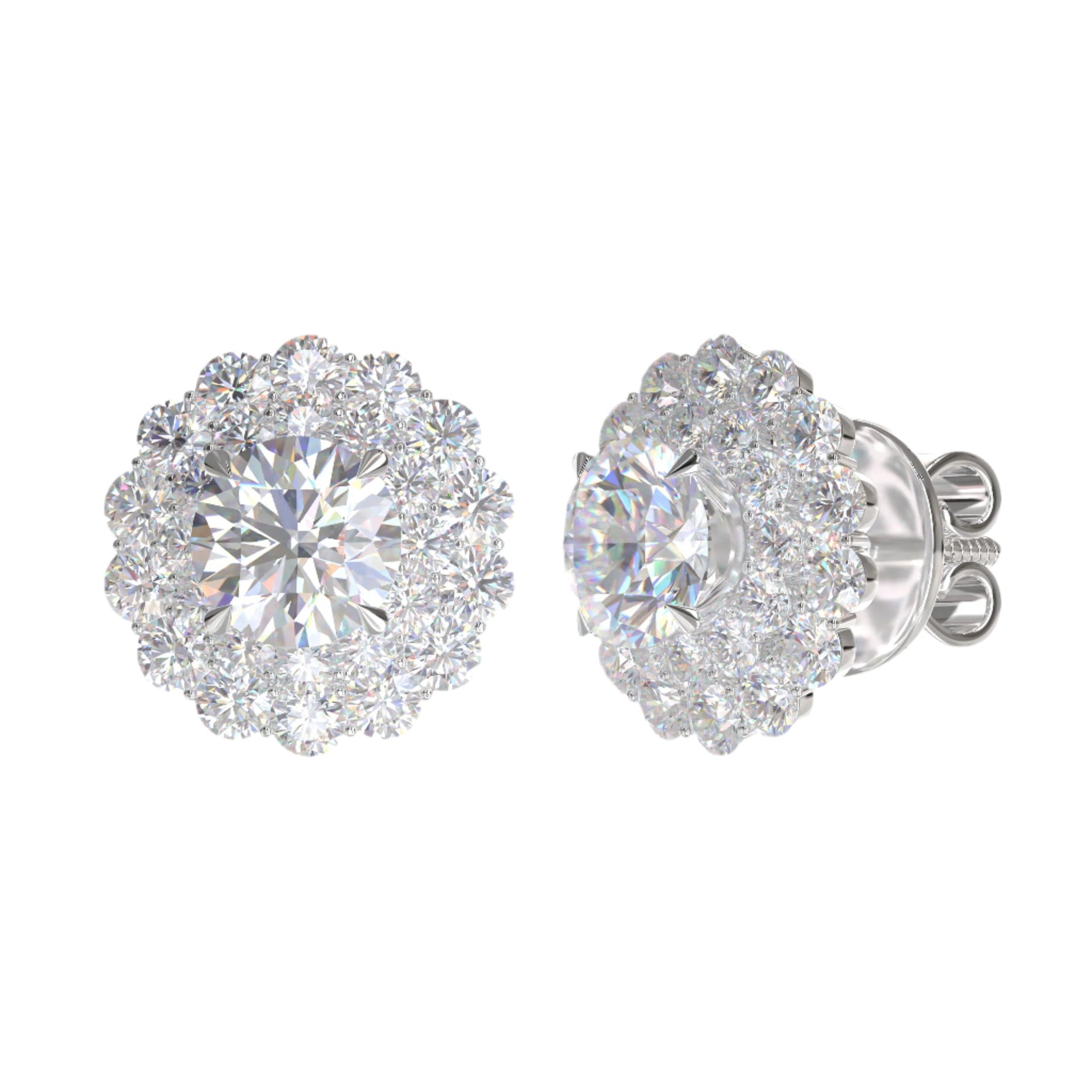 Diamond Earrings Mounting E10715
