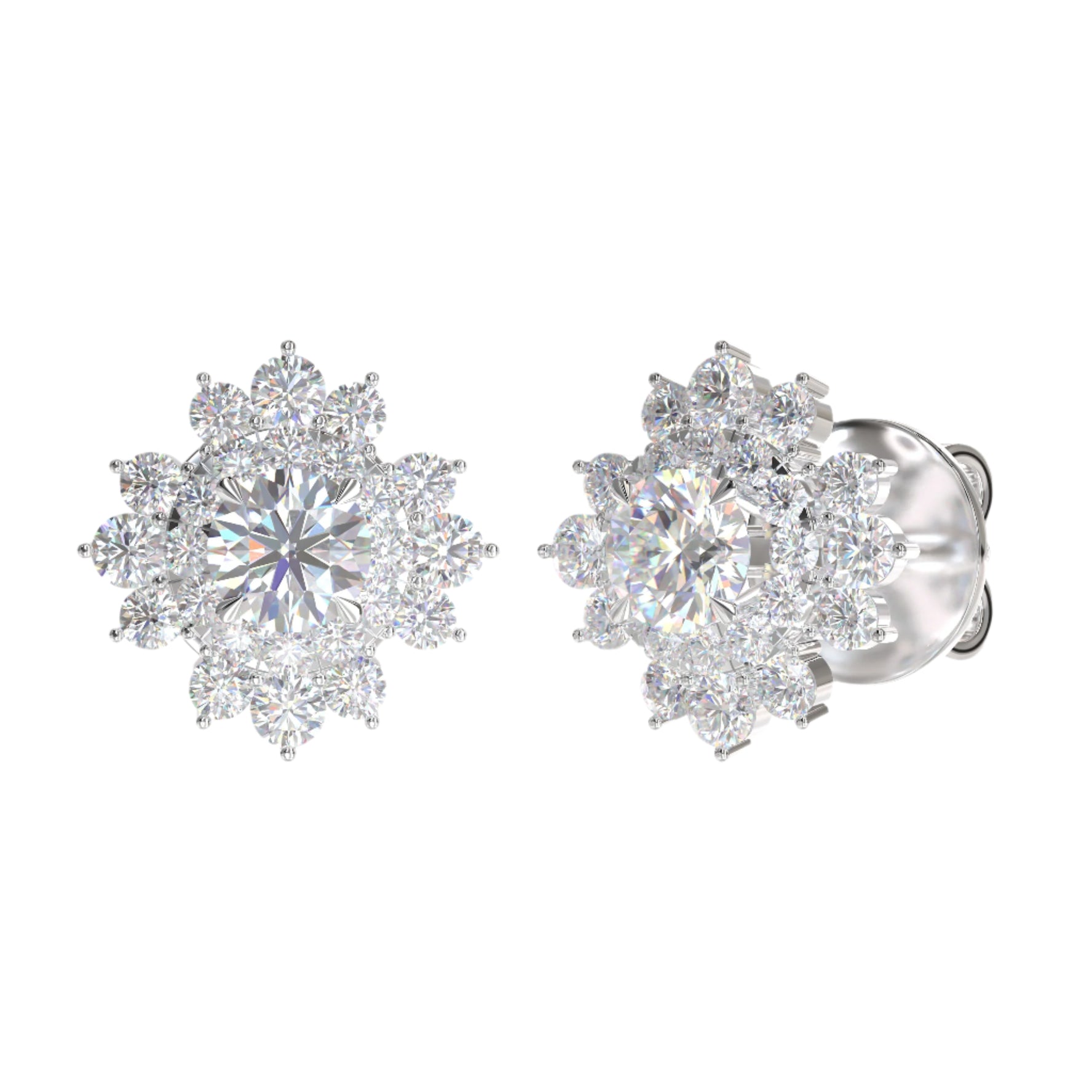 Diamond Earrings Mounting E10115