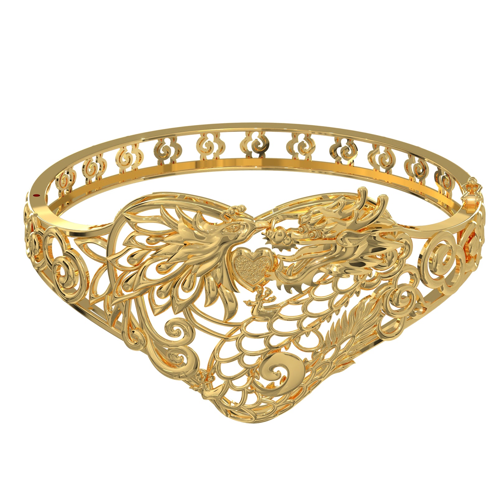 24K Gold Bangle