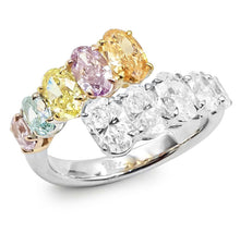 Gia Certified Fancy Color Diamond Band