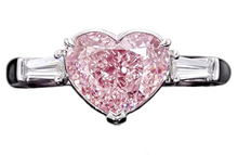 Gia Certified 4.04 Carat Fancy Light Pink Heart Diamond Ring