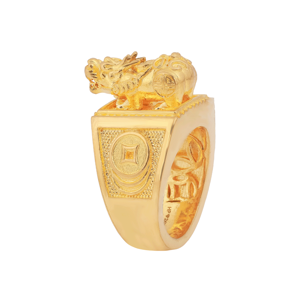 24K Gold Ring D10879