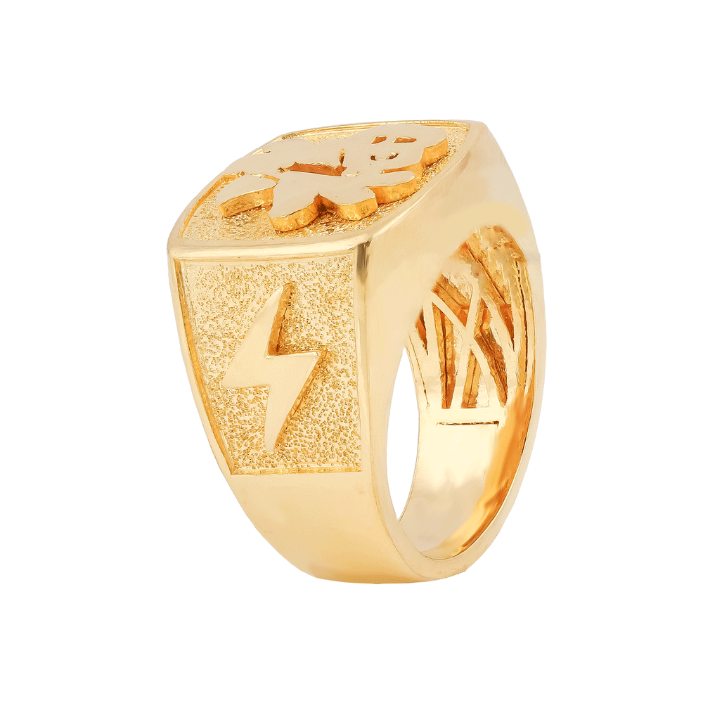 24K Gold Ring D10880