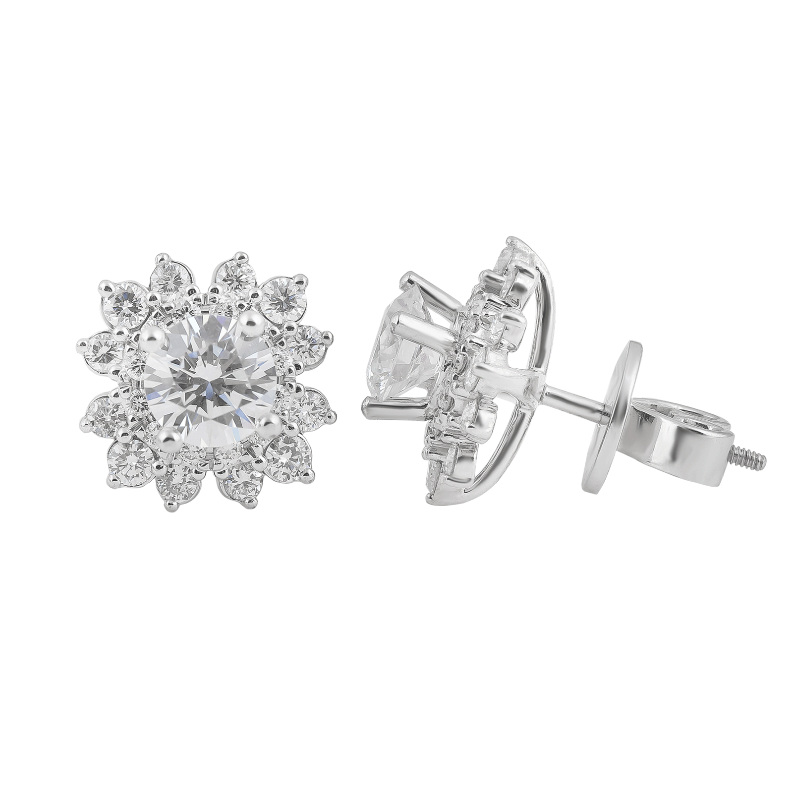 Diamond Earrings Mounting E10115