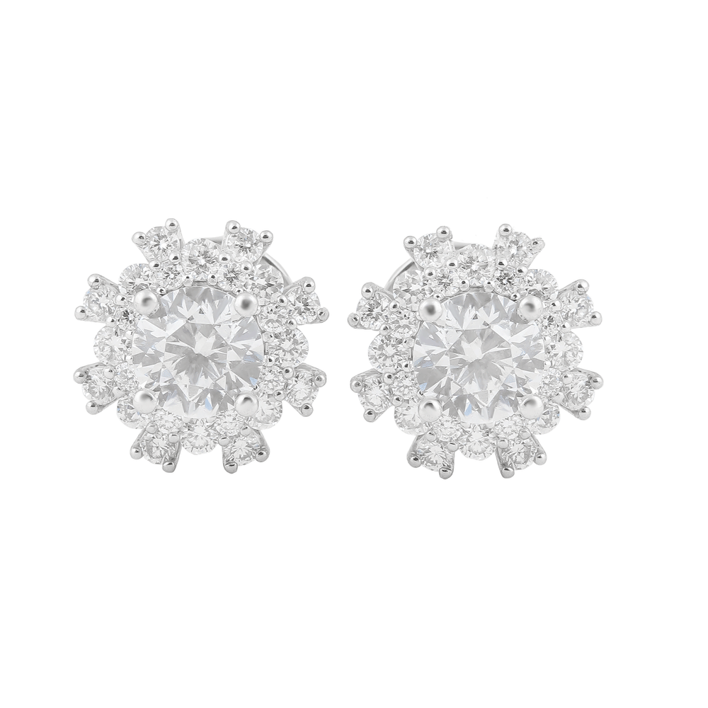 Diamond Earrings Mounting E10496