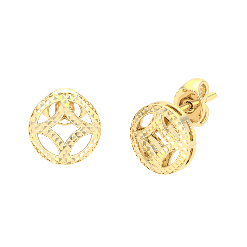 18K Gold Earring E10753