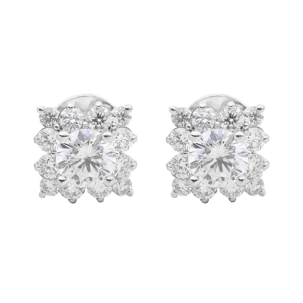 Diamond Earrings Mounting E10801