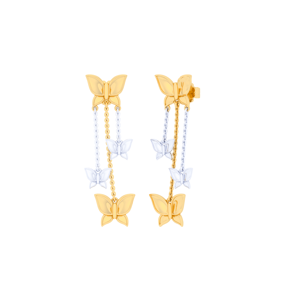 18K Gold Earring E10842