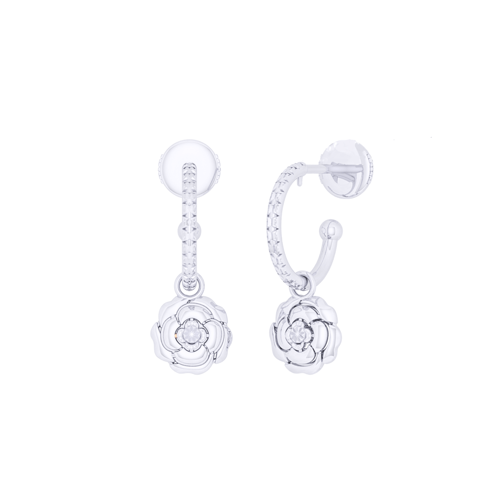 18K Gold Earring E10873