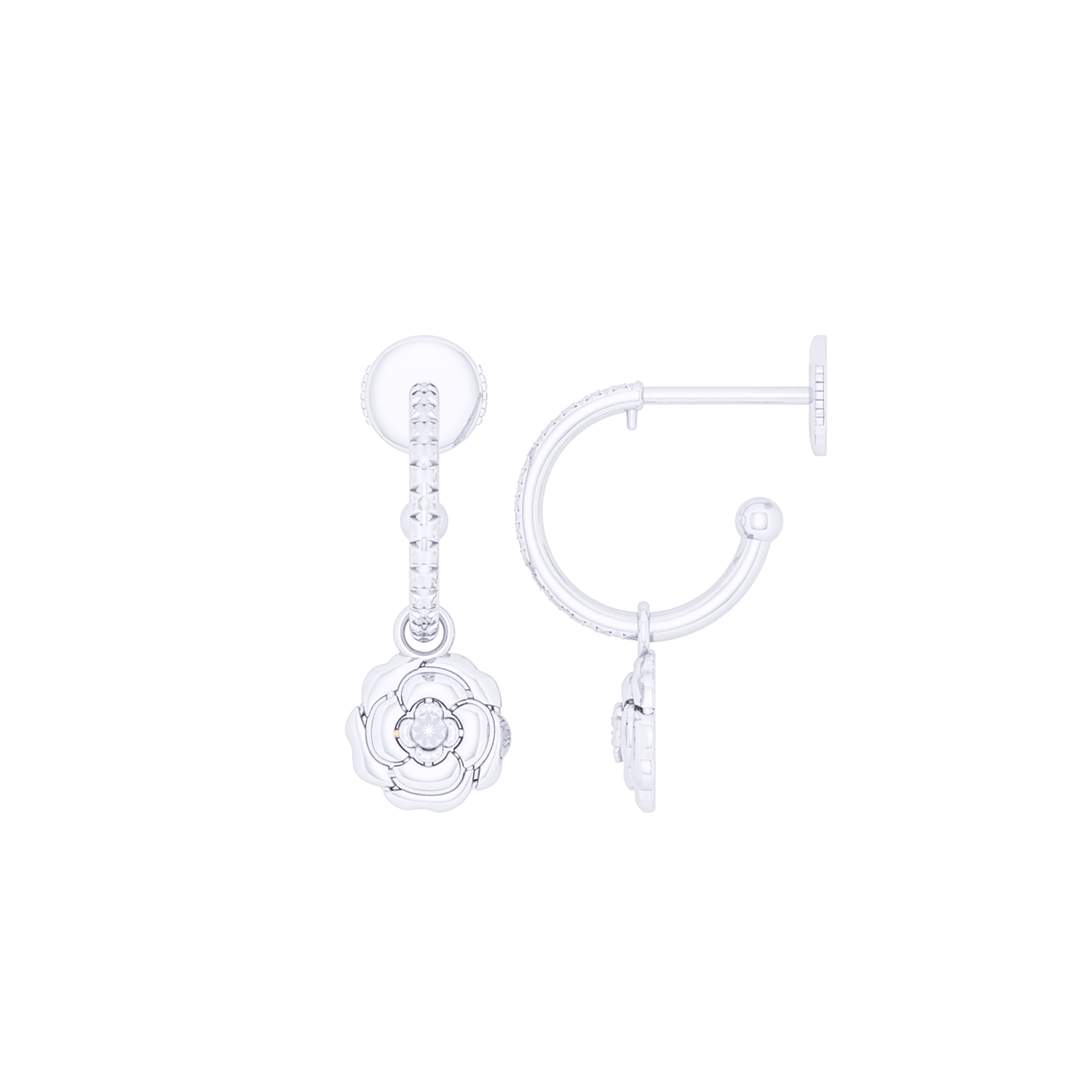 18K Gold Earring
