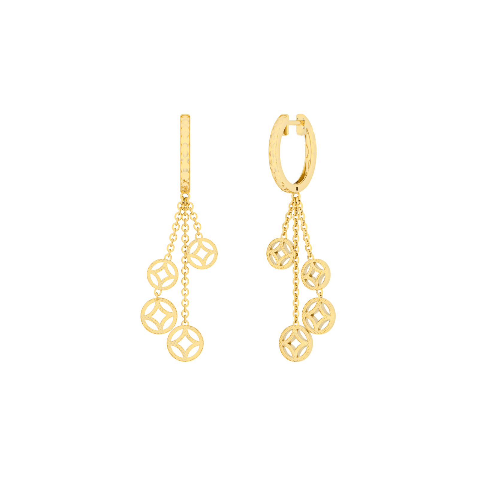 18K Gold Earring