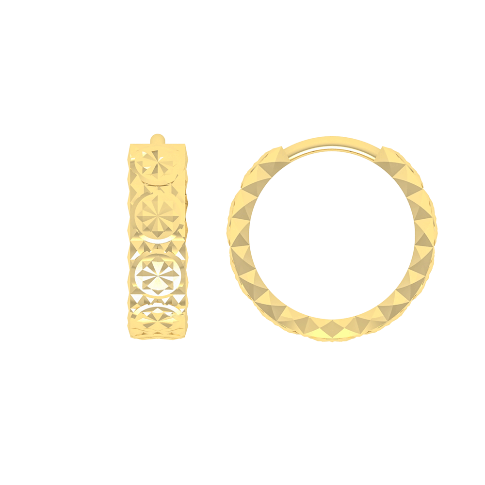 18K Gold Earring E10892