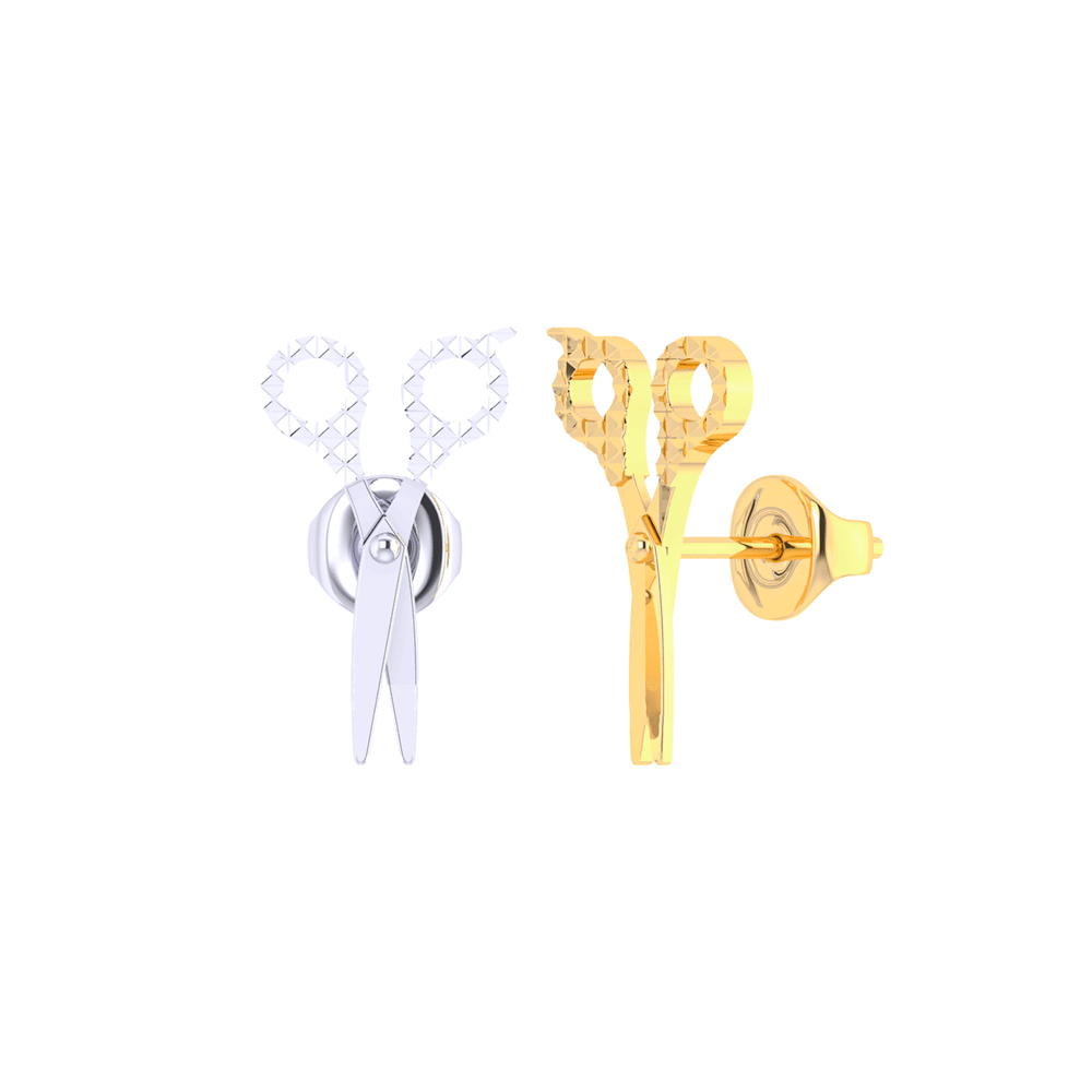 18K Gold Earring