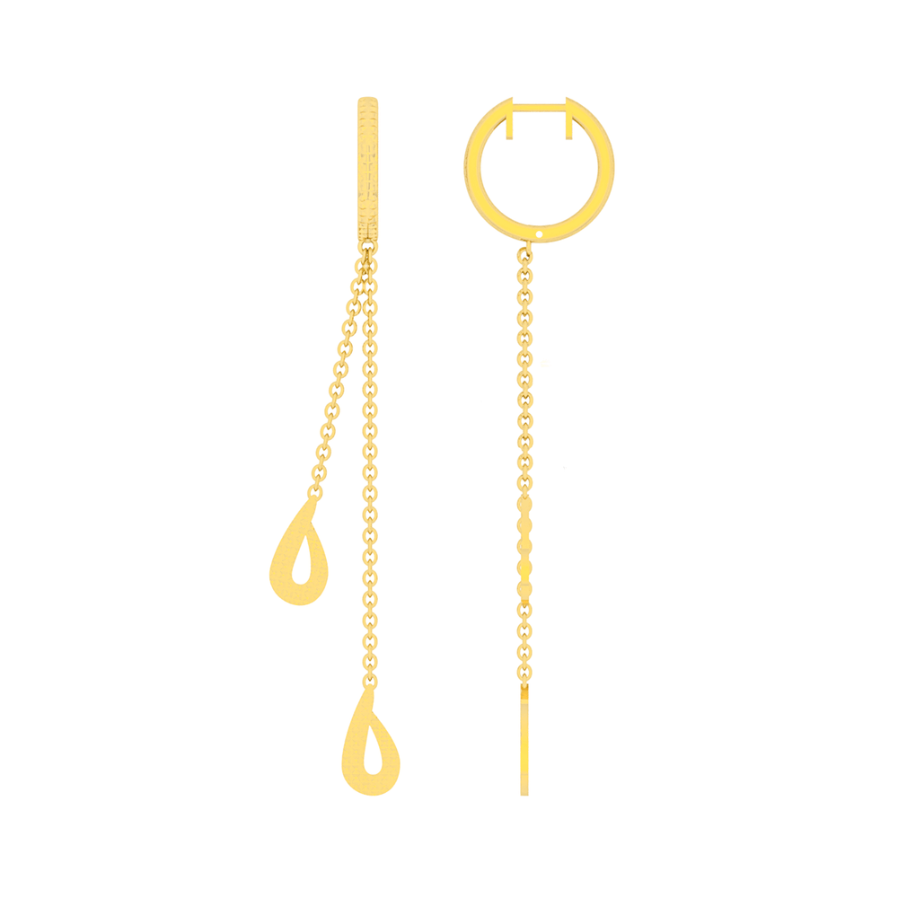 18K Gold Earring E10904