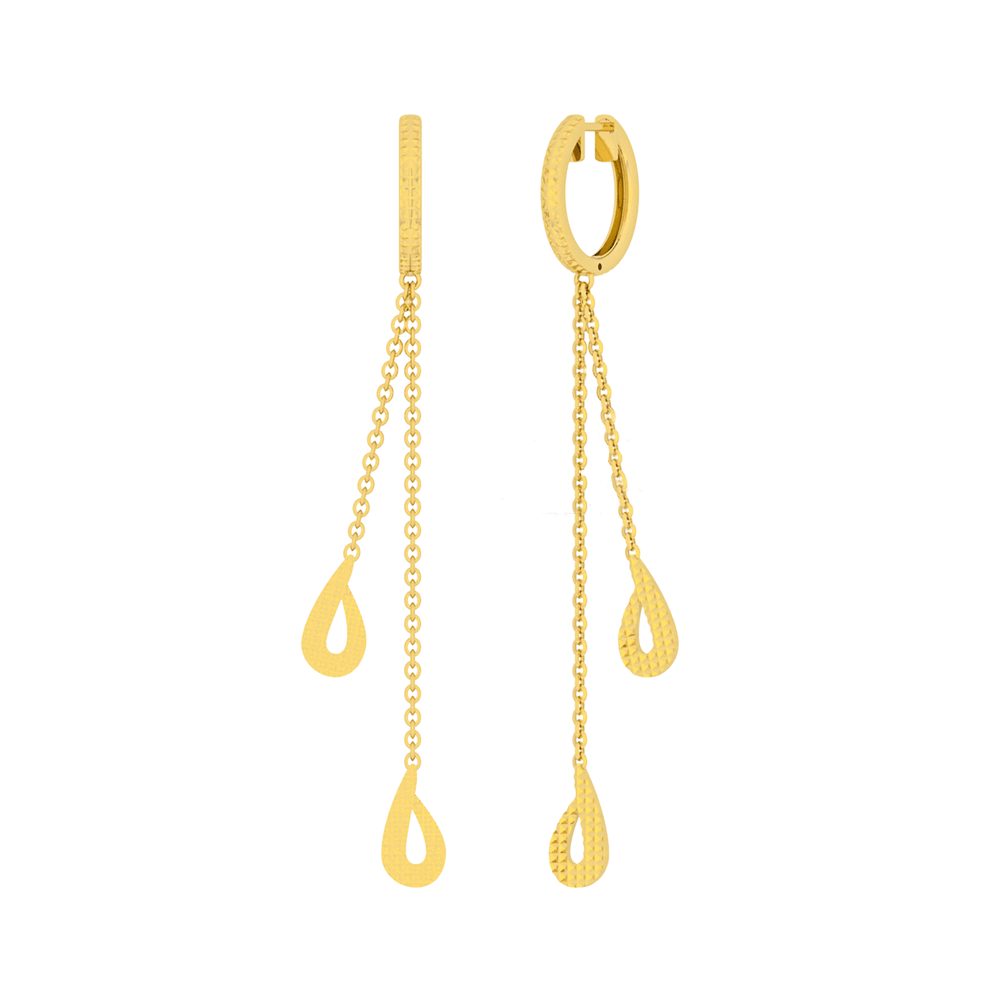 18K Gold Earring E10904