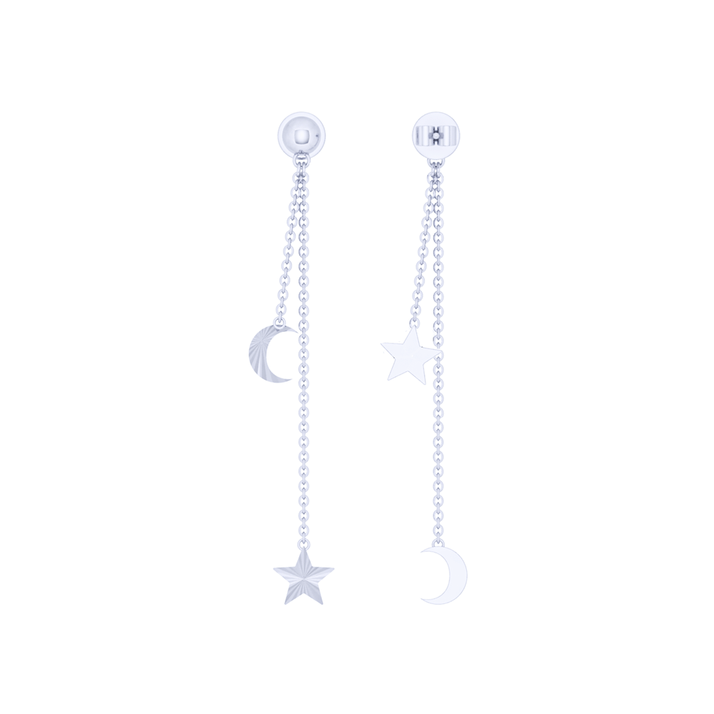 18K Gold Earring E10915