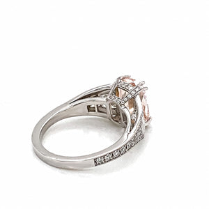 2.50 Carat Fancy Pink Diamond Ring