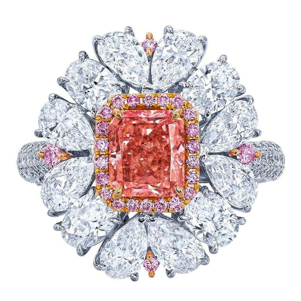 Argyle Certified Fancy Intense Pink Diamond Ring