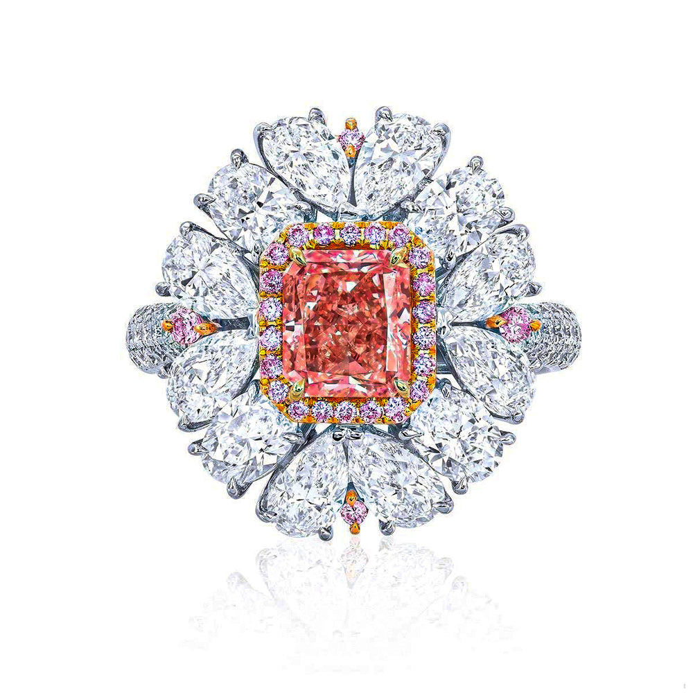 Argyle Certified Fancy Intense Pink Diamond Ring