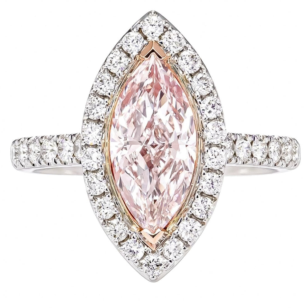 GIA Certified 2.40 Carat Pink Diamond Ring