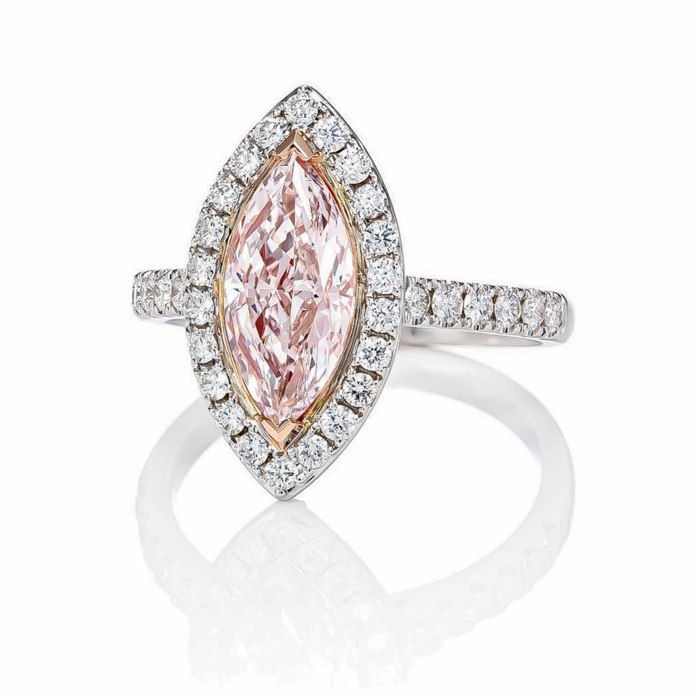GIA Certified 2.40 Carat Pink Diamond Ring