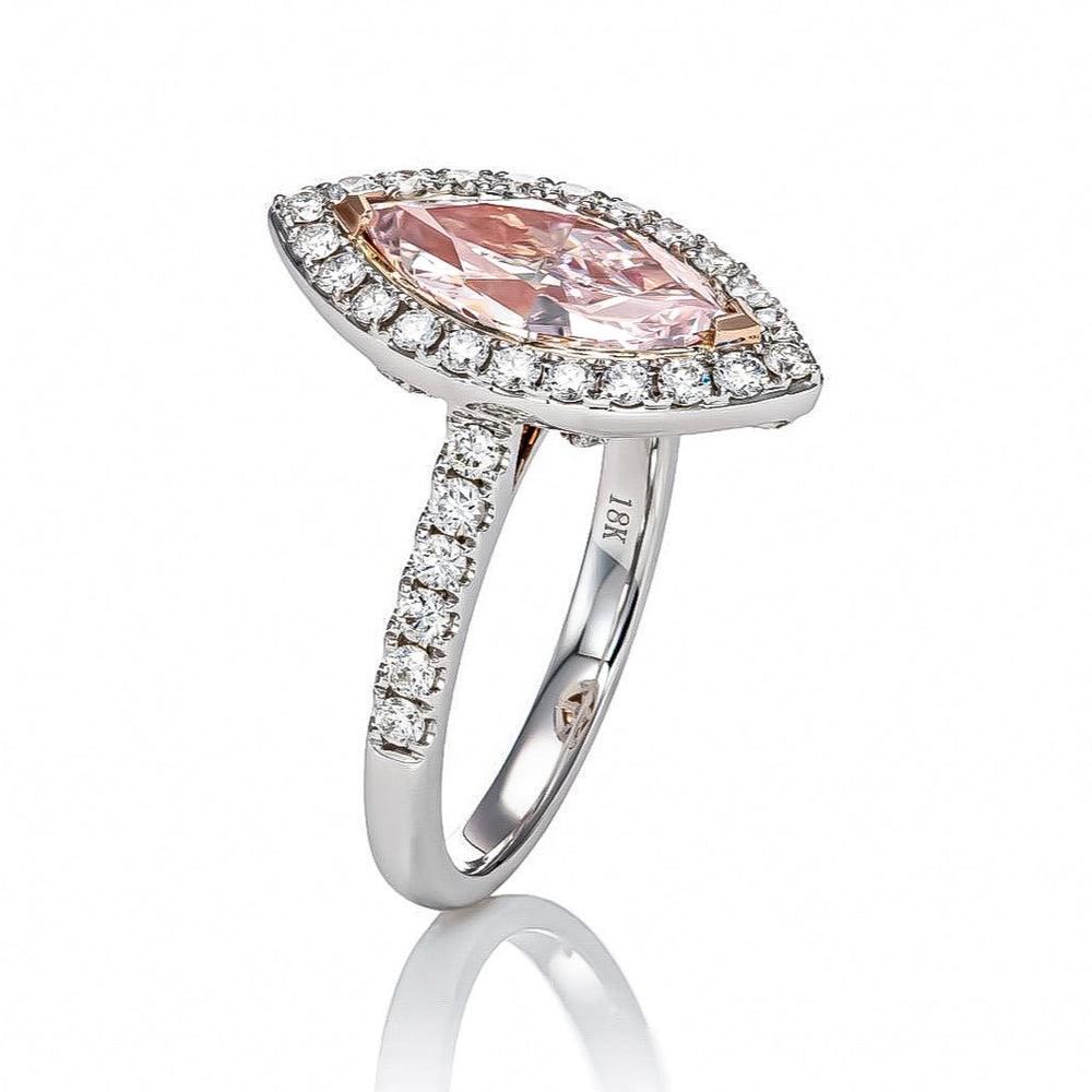 GIA Certified 2.40 Carat Pink Diamond Ring