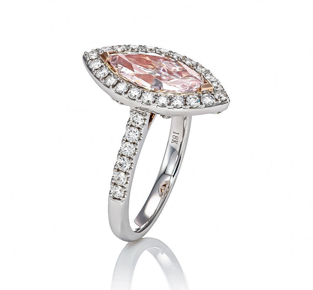 GIA Certified 2.40 Carat Pink Diamond Ring