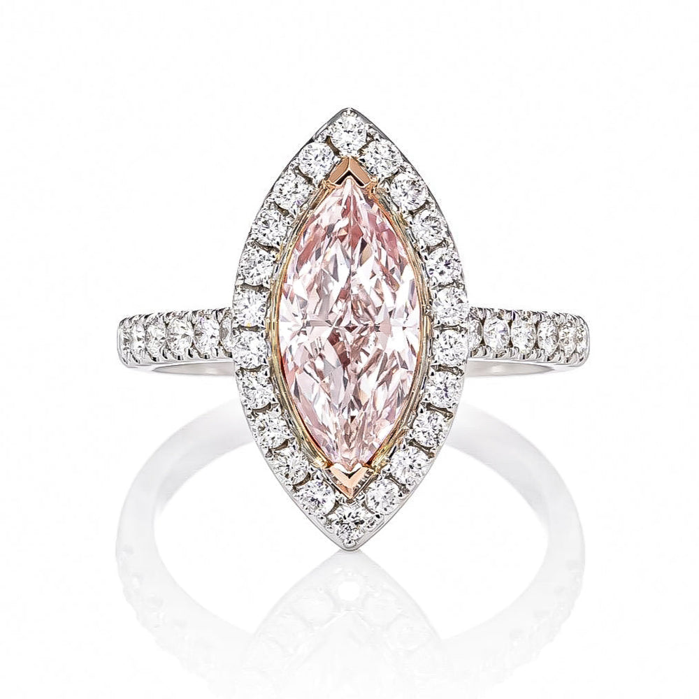 GIA Certified 2.40 Carat Pink Diamond Ring