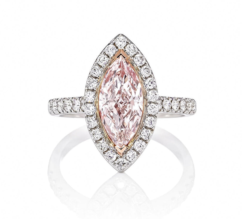 GIA Certified 2.40 Carat Pink Diamond Ring