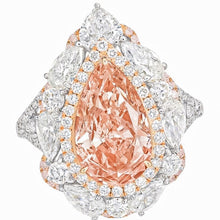 GIA Certified 3.00 Carat Fancy Orange Pink Diamond