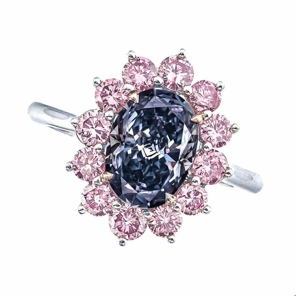 GIA Certified Natural 2.00 Carat Deep Blue Diamond