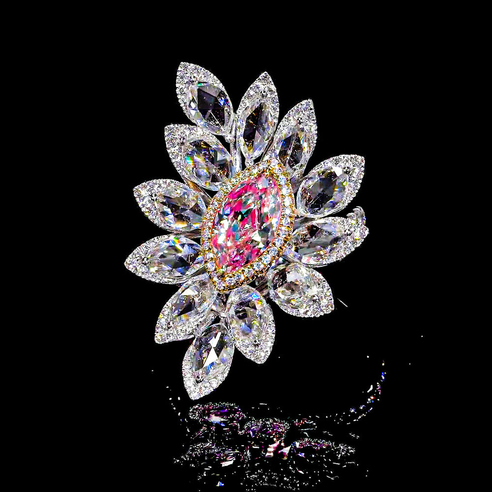 GIA Certified Pink Diamond Suite