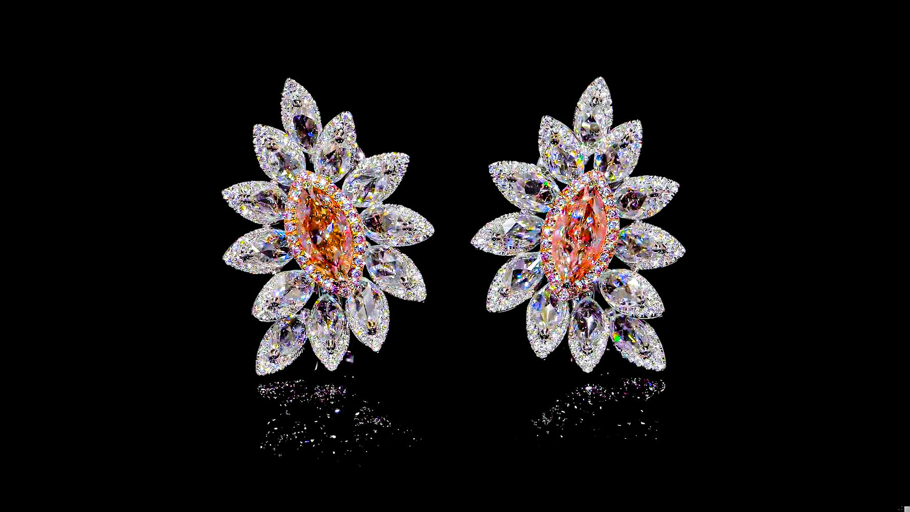 GIA Certified Pink Diamond Suite