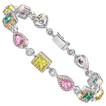 Gia Certified 6.25 Carat Fancy Color Diamond Bracelet