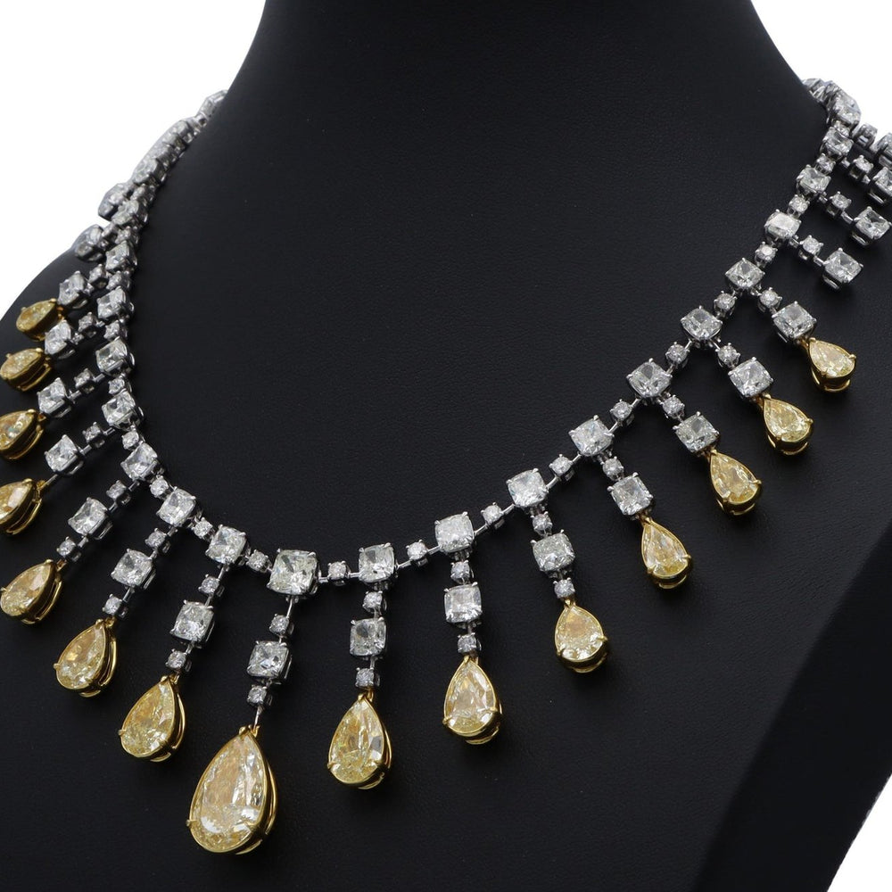 Gia Certified 69.00 Carat Fancy Diamond Necklace