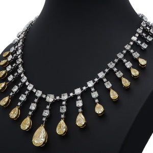 Gia Certified 69.00 Carat Fancy Diamond Necklace