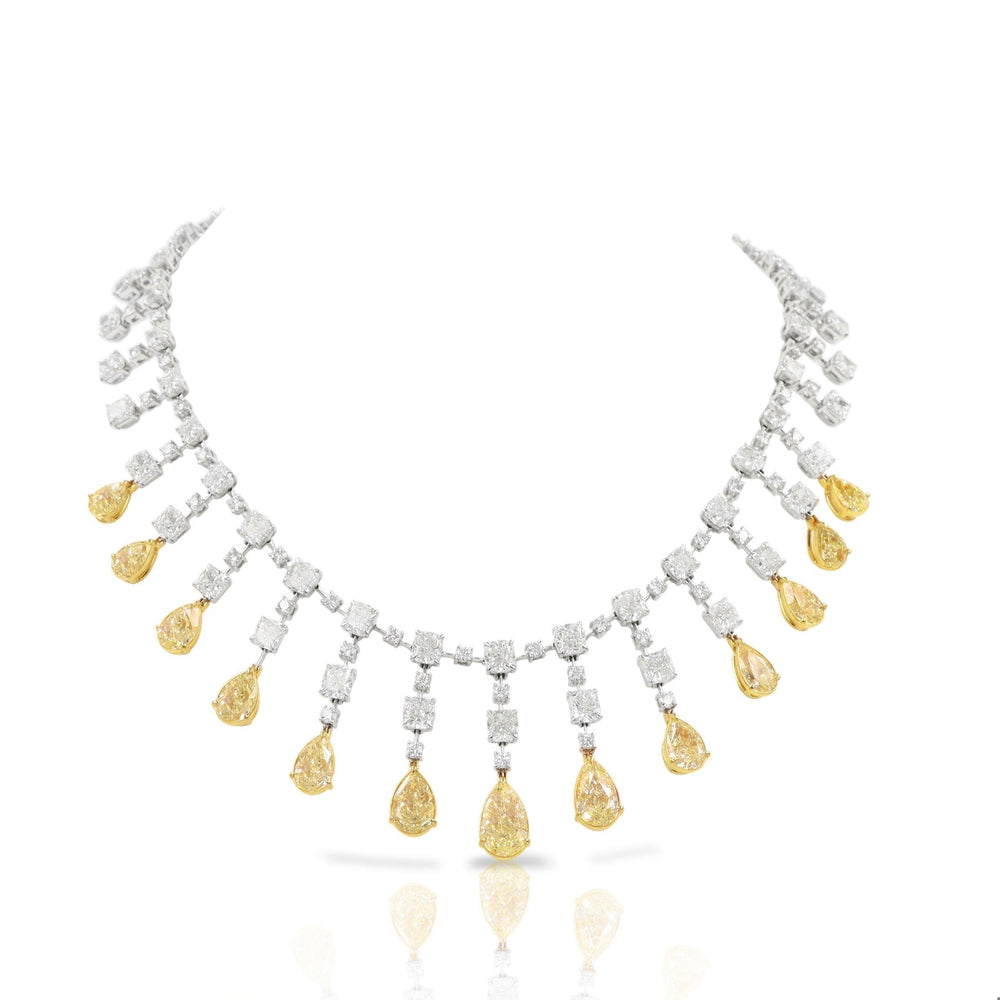 Gia Certified 69.00 Carat Fancy Diamond Necklace