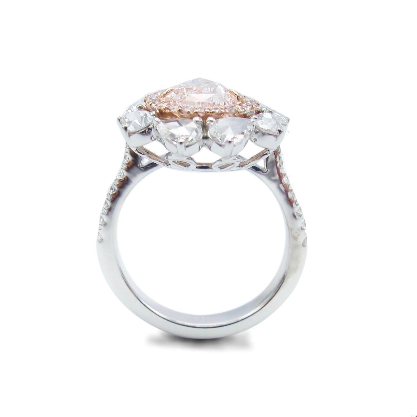 Gia Certified 7.50 Carat Natural Pink Diamond Ring