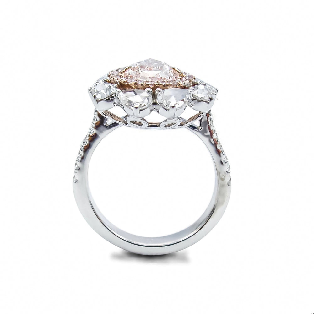 Gia Certified 7.50 Carat Natural Pink Diamond Ring