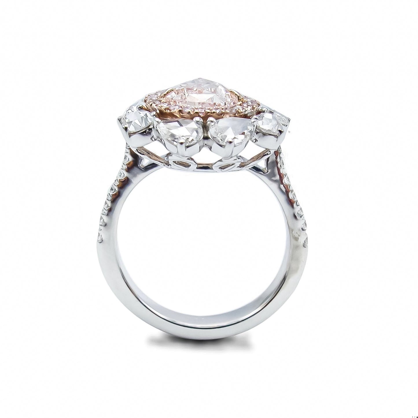 Gia Certified 7.50 Carat Natural Pink Diamond Ring