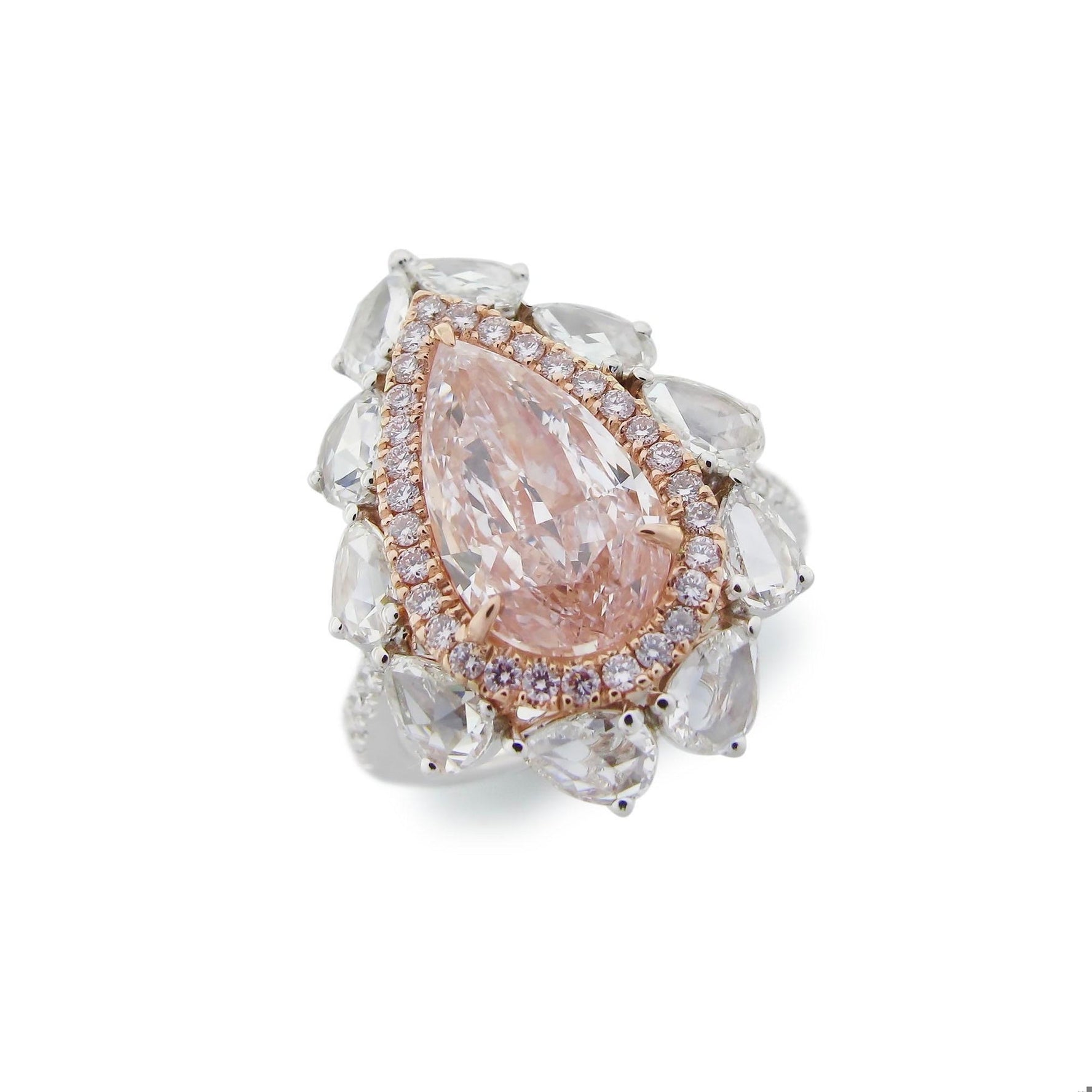 Gia Certified 7.50 Carat Natural Pink Diamond Ring