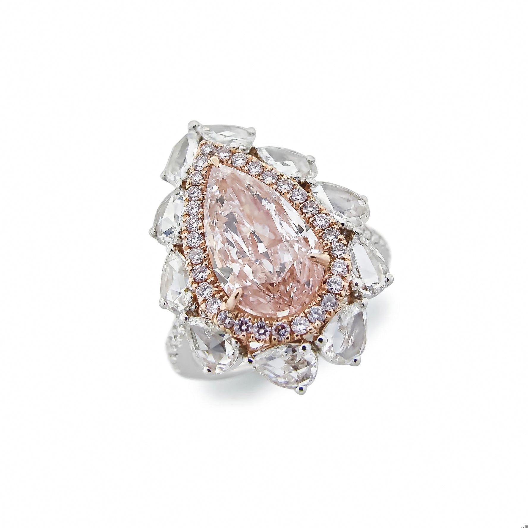 Gia Certified 7.50 Carat Natural Pink Diamond Ring