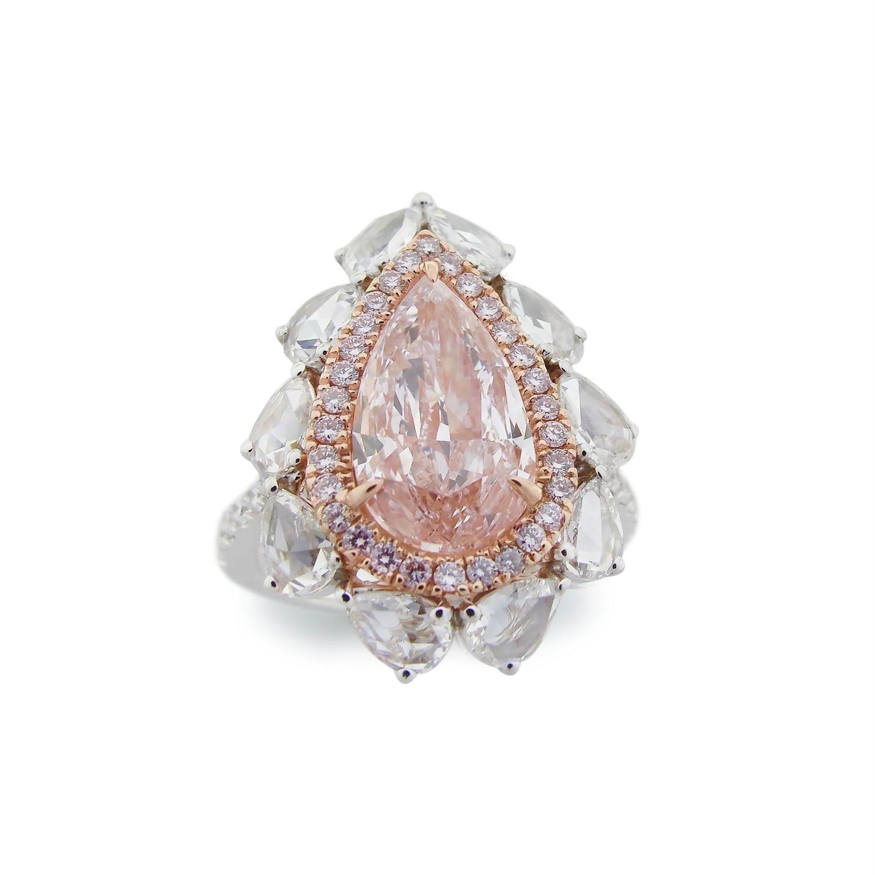 Gia Certified 7.50 Carat Natural Pink Diamond Ring