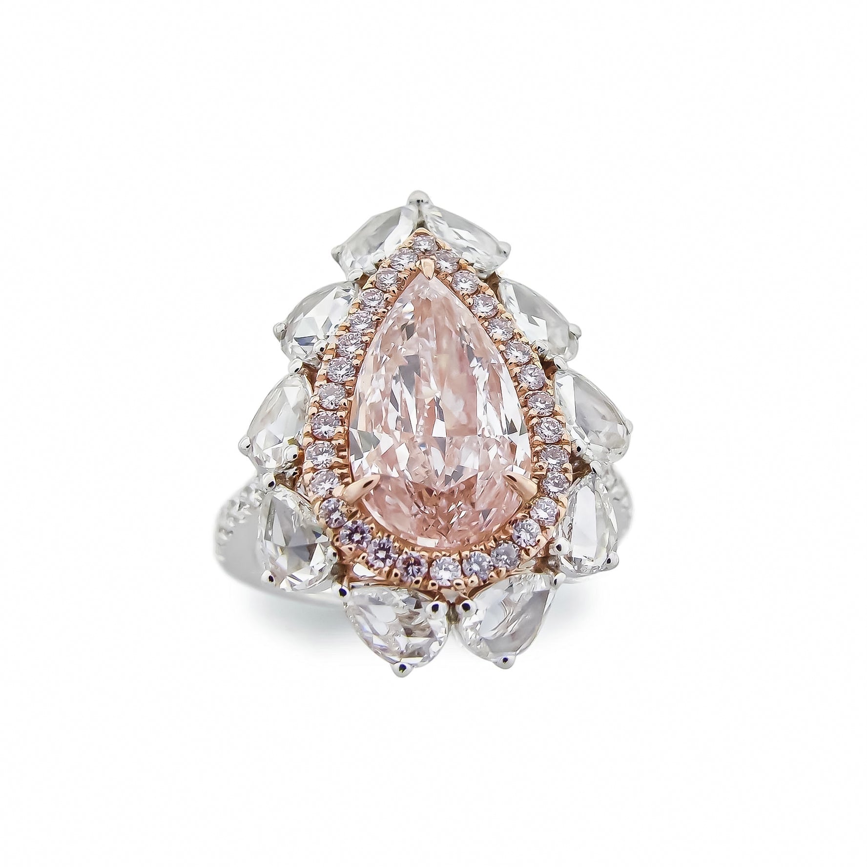 Gia Certified 7.50 Carat Natural Pink Diamond Ring