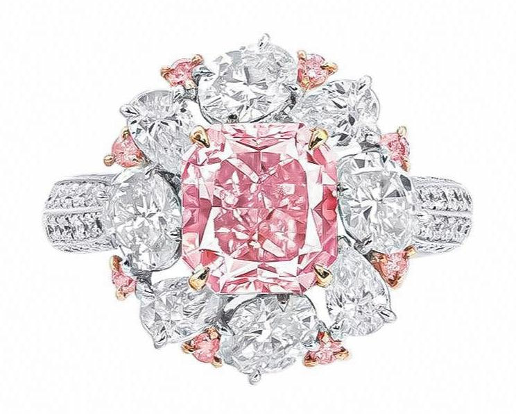 Gia Certified Internally Flawless Pink Diamond Ring