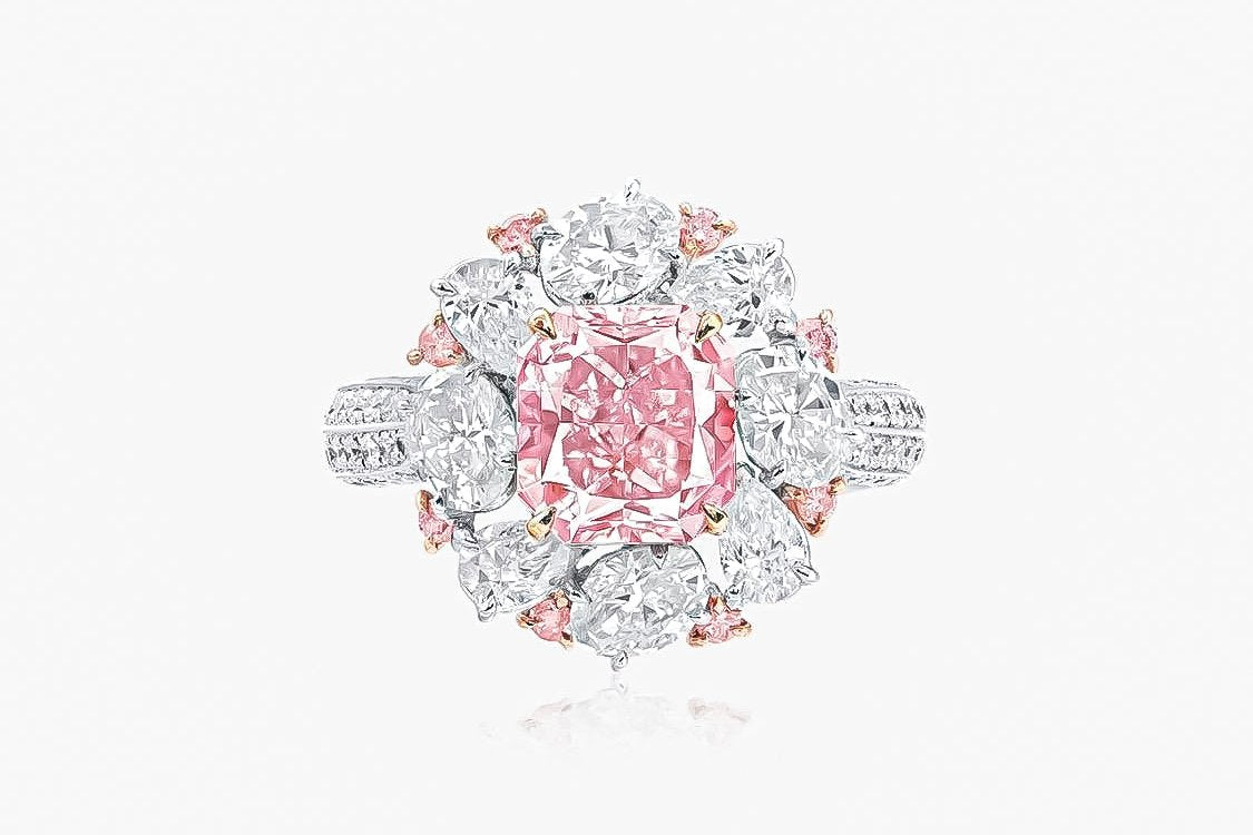 Gia Certified Internally Flawless Pink Diamond Ring