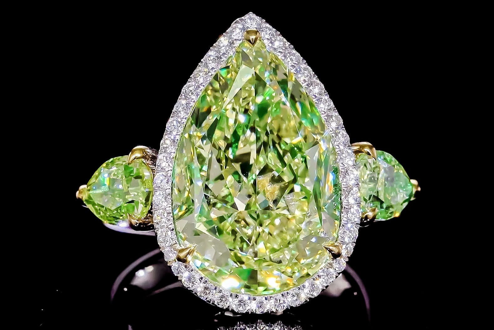Gia Certified Pear Shape Diamond Ring