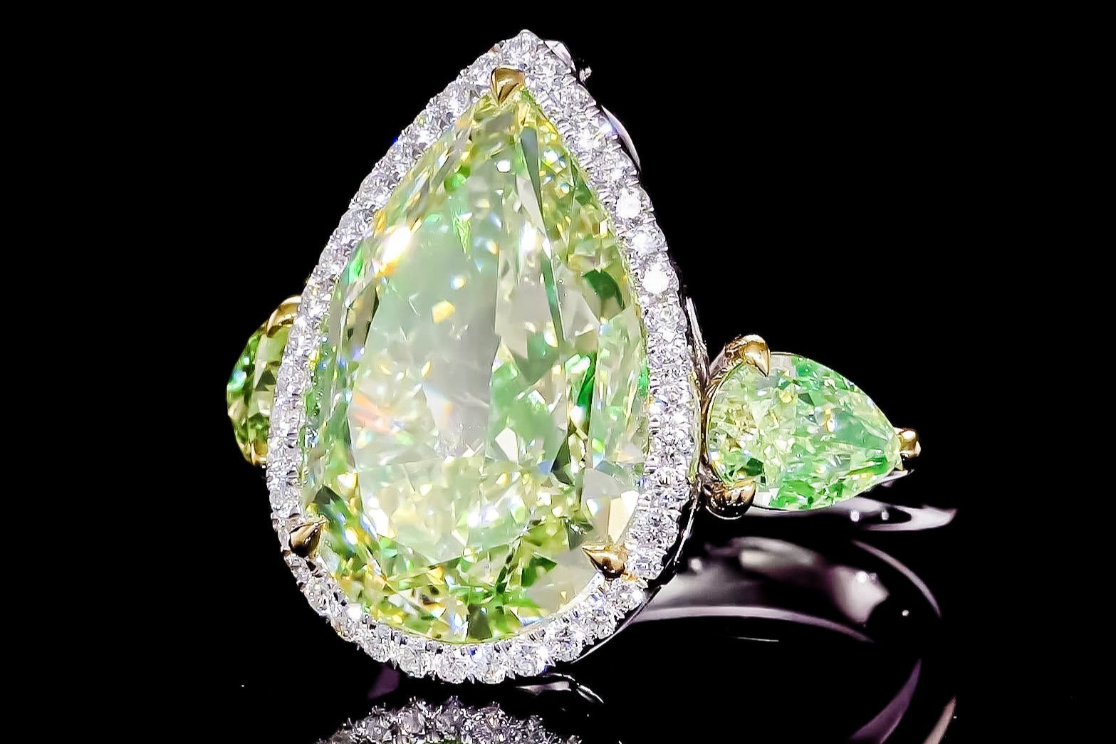 Gia Certified Pear Shape Diamond Ring